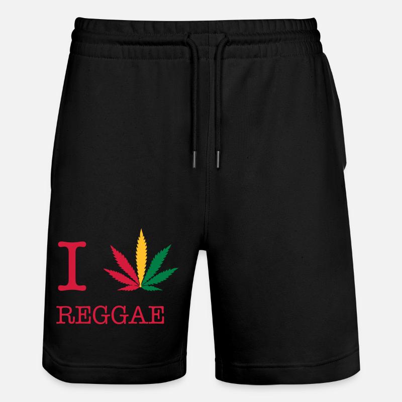 reggae - Short de jogging bio TRAINER Stanley/Stella unisexe - noir