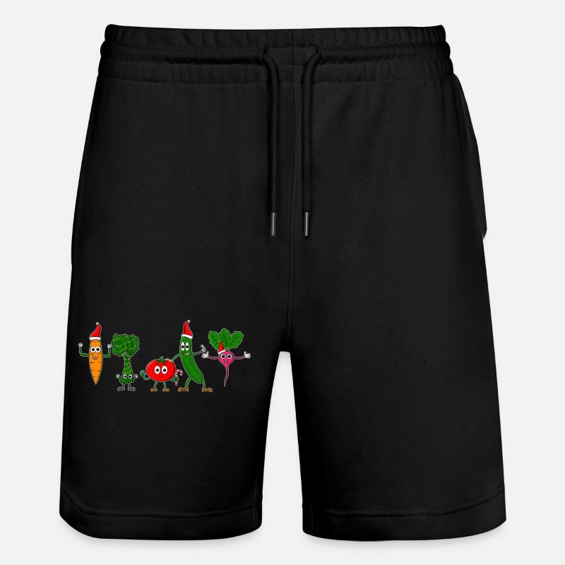 Légume pour Noël - Short de jogging bio TRAINER Stanley/Stella unisexe - noir