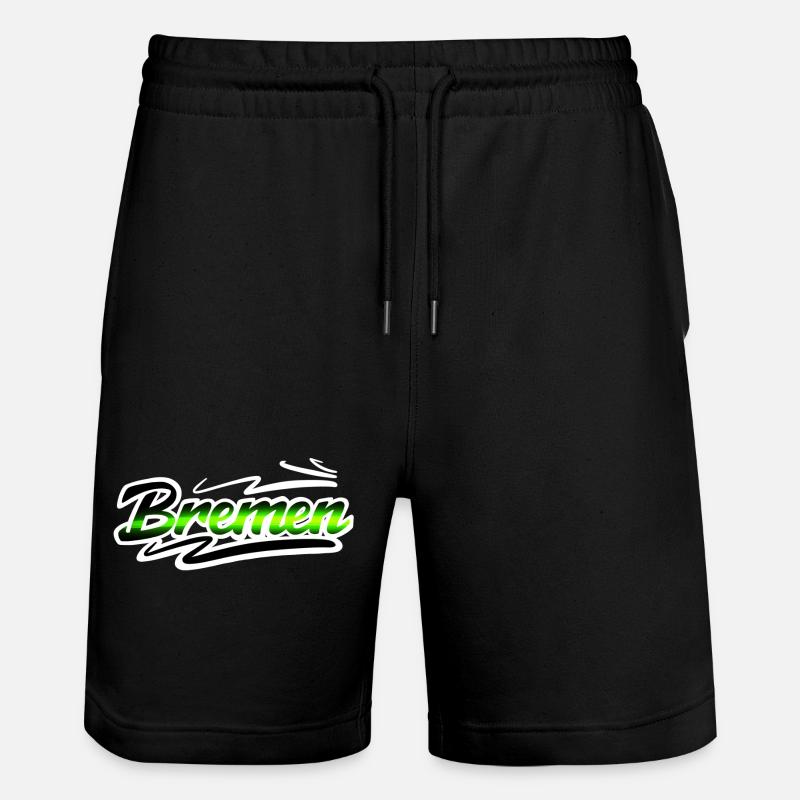Bremen - Stanley/Stella Unisex Bio Joggingshorts Trainer  - Schwarz