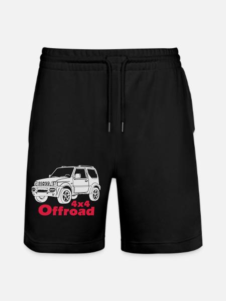 suzukijimny4x4 - Stanley/Stella Trainer Unisex Organic Jogging Shorts - black