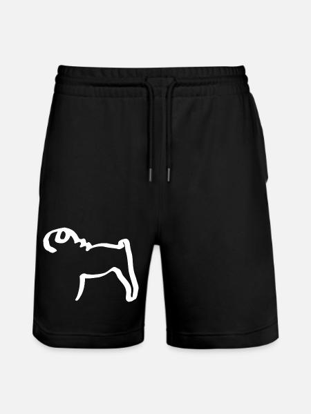 Lignes mops - Short de jogging bio TRAINER Stanley/Stella unisexe - noir