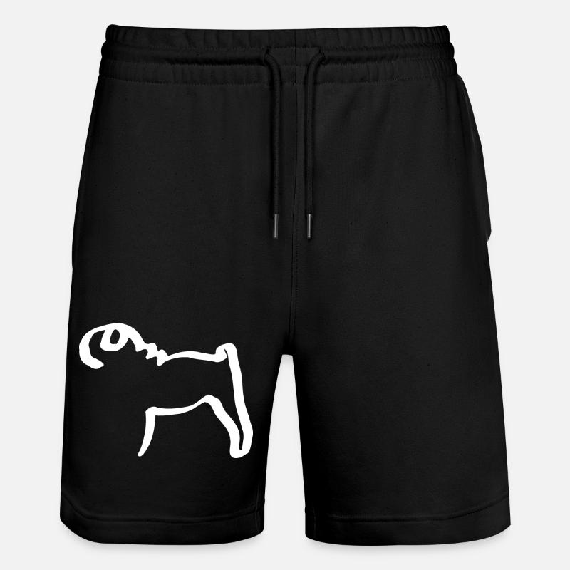 Lignes mops - Short de jogging bio TRAINER Stanley/Stella unisexe - noir