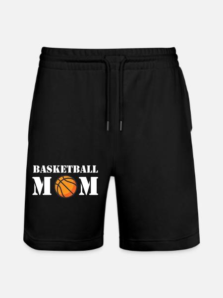 Basketball Mom - Stanley/Stella Trainer Unisex Organic Jogging Shorts - black