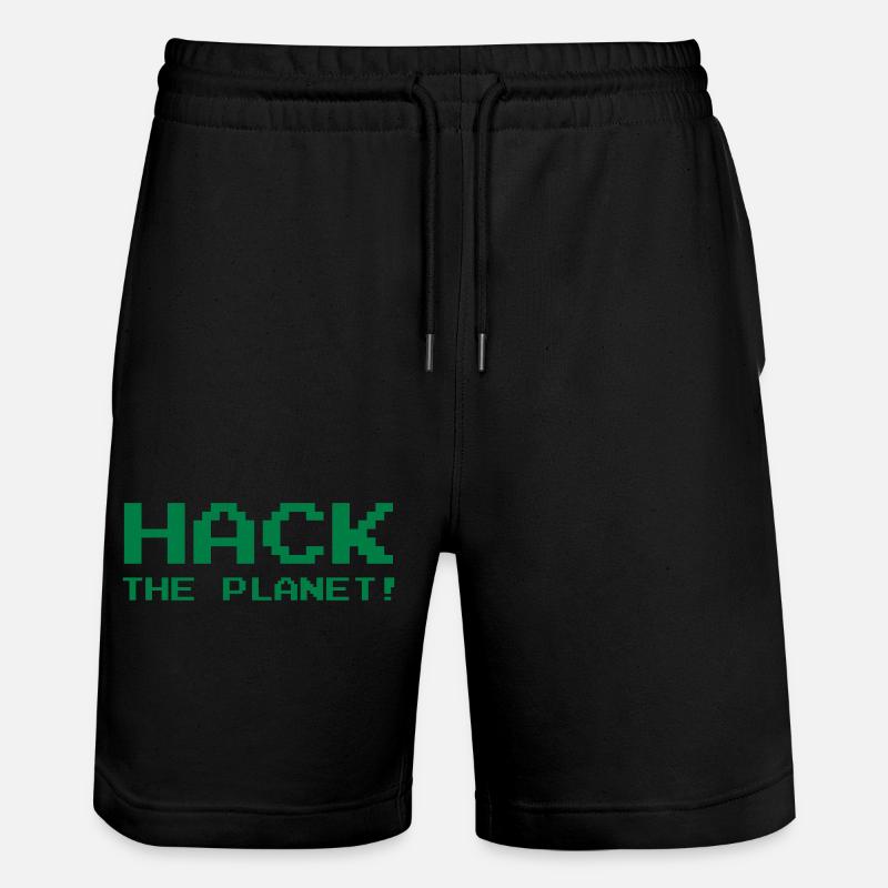 Hack the Planet ! - Short de jogging bio TRAINER Stanley/Stella unisexe - noir