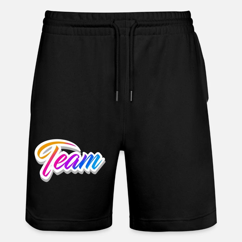 Team - Stanley/Stella Unisex Bio Joggingshorts Trainer  - Schwarz