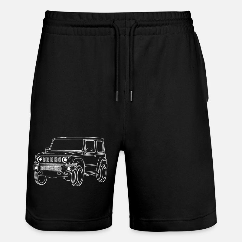 Jimny jeep - Short de jogging bio TRAINER Stanley/Stella unisexe - noir