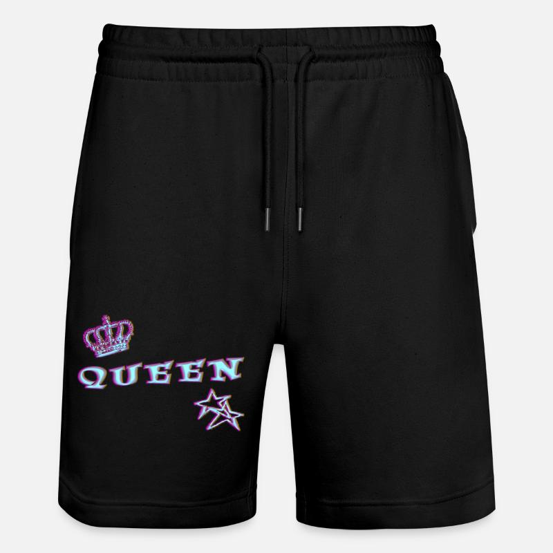 Queen - Short de jogging bio TRAINER Stanley/Stella unisexe - noir