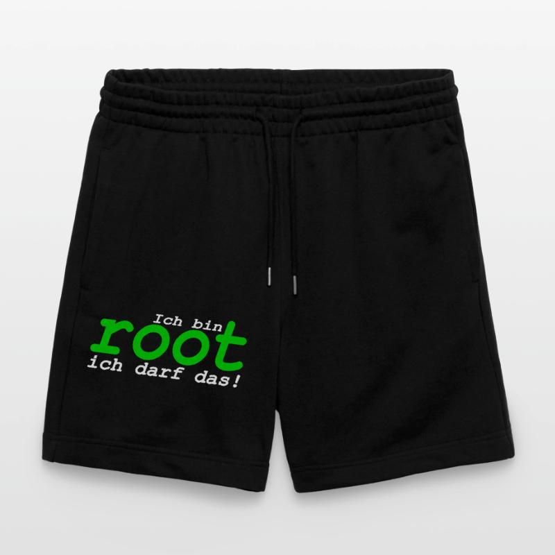 Ich bin root ich darf das Stanley/Stella Unisex Bio Joggingshorts Trainer 