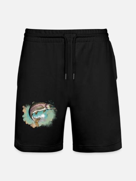 Truite - Short de jogging bio TRAINER Stanley/Stella unisexe - noir