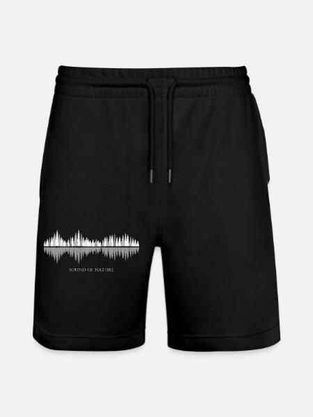 Bruit de la nature - hiver - Short de jogging bio TRAINER Stanley/Stella unisexe - noir