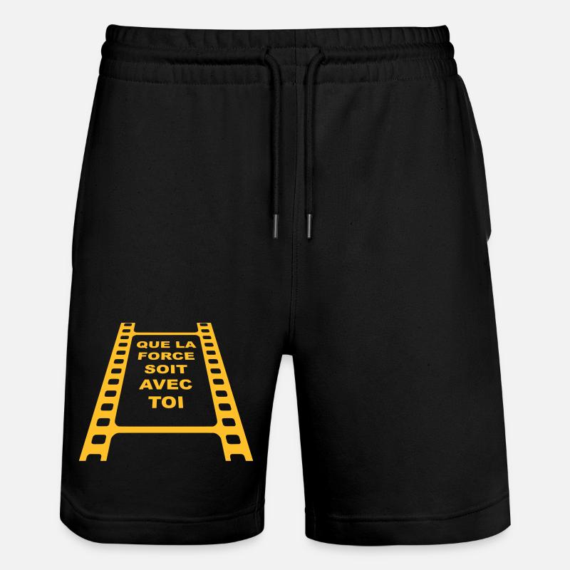 Que la Force... - Short de jogging bio TRAINER Stanley/Stella unisexe - noir