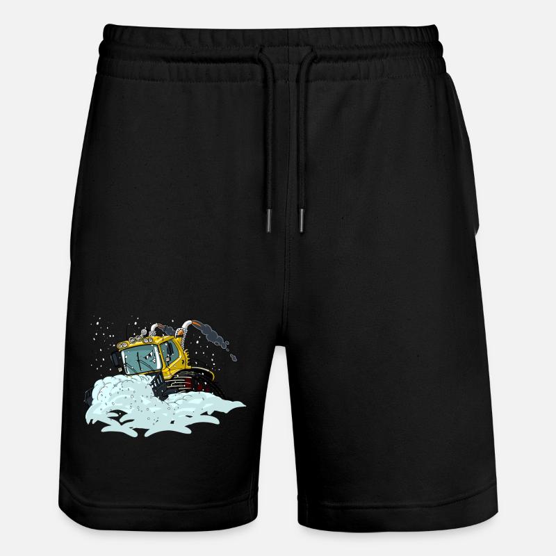 pelle à neige jaune - Short de jogging bio TRAINER Stanley/Stella unisexe - noir
