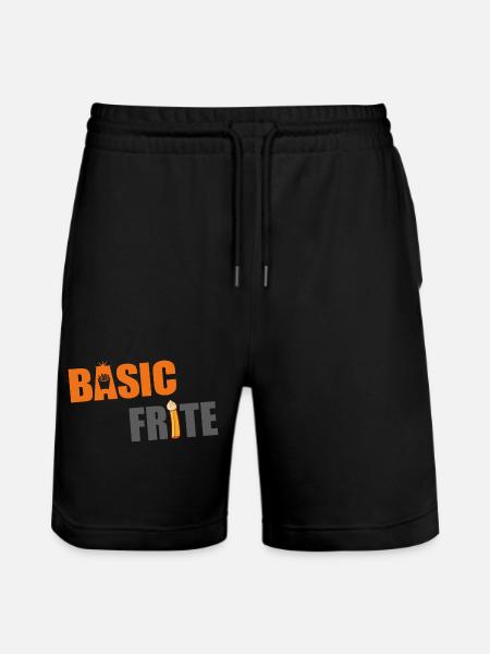 Basic frite 2 - Short de jogging bio TRAINER Stanley/Stella unisexe - noir