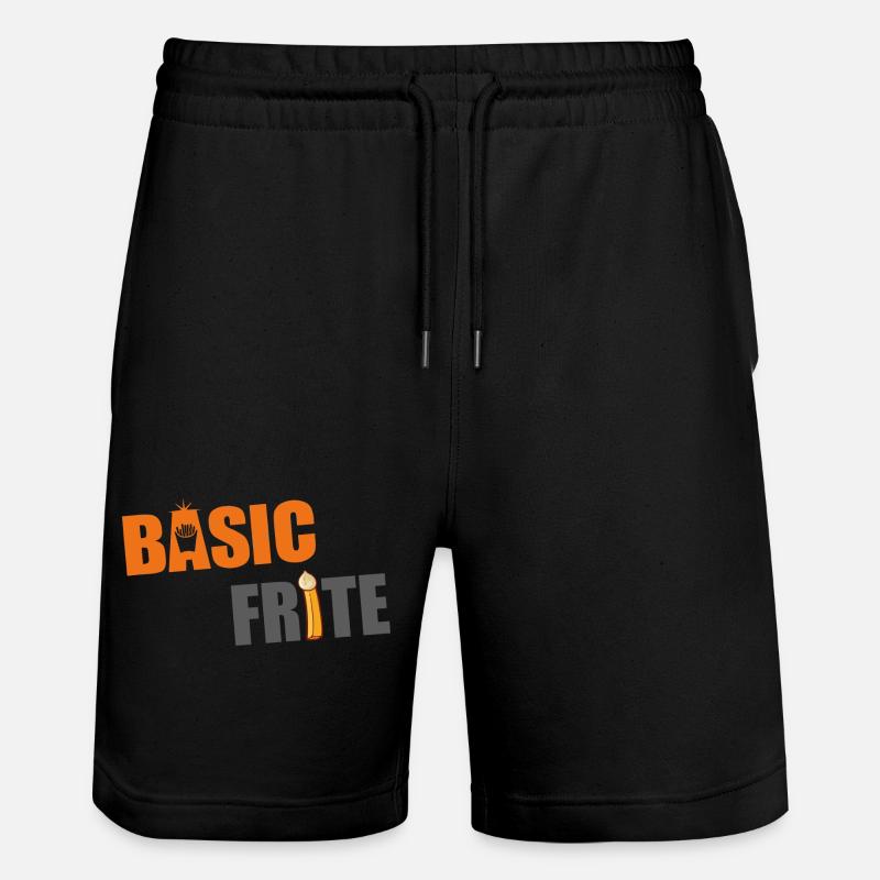 Basic frite 2 - Short de jogging bio TRAINER Stanley/Stella unisexe - noir