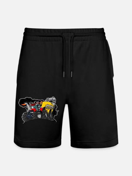 0961 Case cart - Stanley/Stella Trainer Unisex Organic Jogging Shorts - black