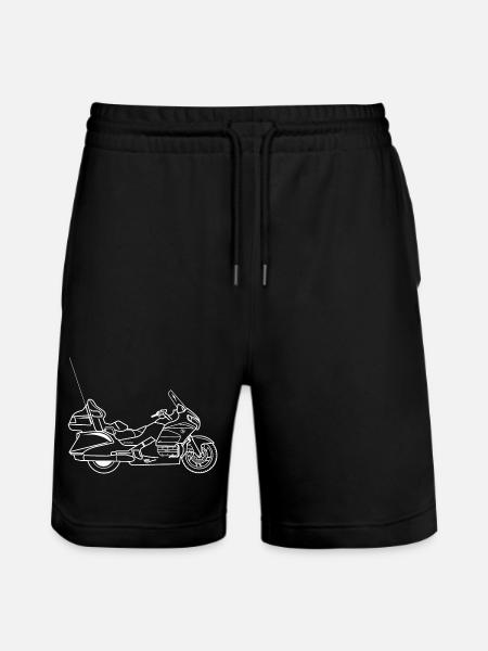 Gold Wing Motorrad - Stanley/Stella Unisex Bio Joggingshorts Trainer  - Schwarz