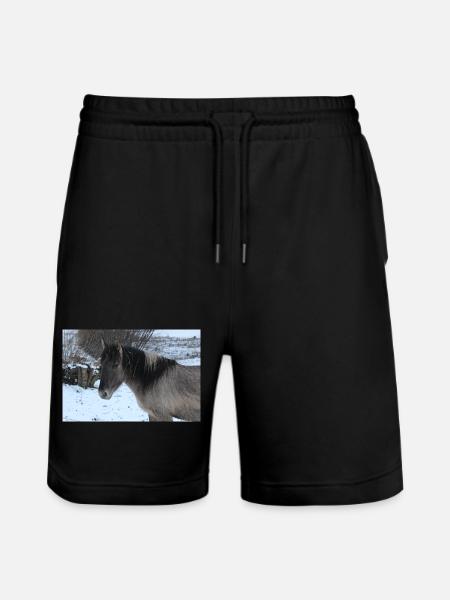 Affiche Cheval Cheval - Short de jogging bio TRAINER Stanley/Stella unisexe - noir