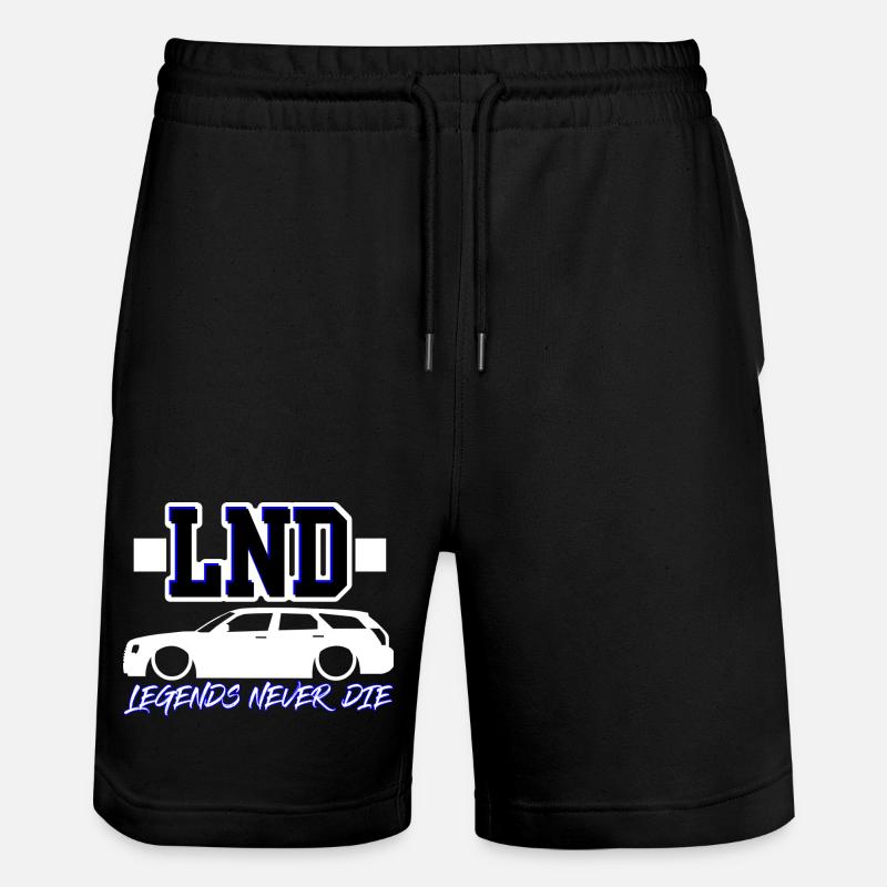 LND Legenden sterben nie - Stanley/Stella Unisex Bio Joggingshorts Trainer  - Schwarz