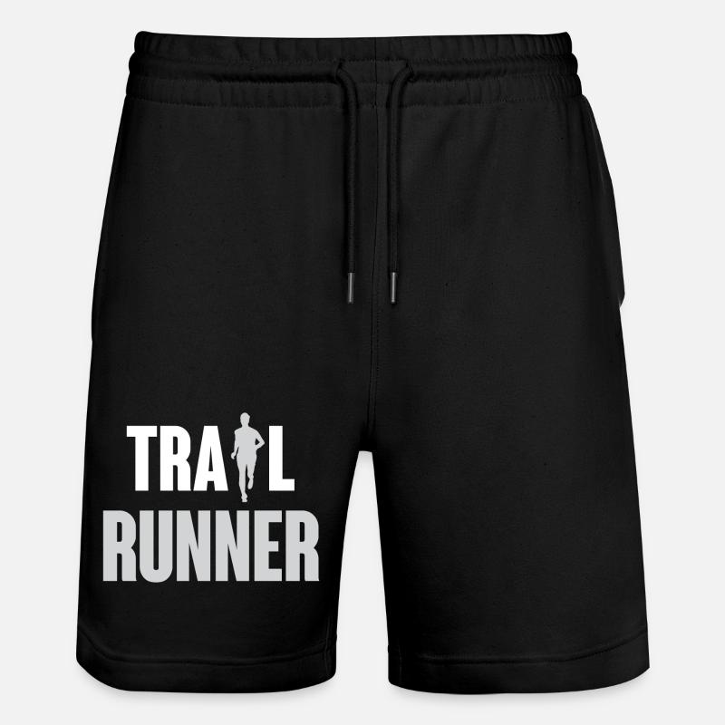 Coureur de trail - Short de jogging bio TRAINER Stanley/Stella unisexe - noir