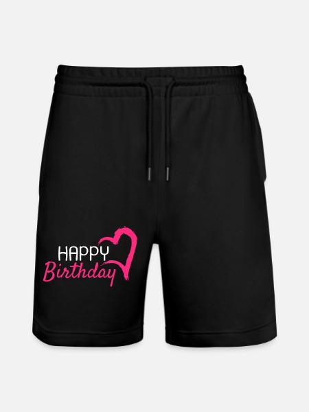 Joyeux anniversaire - Short de jogging bio TRAINER Stanley/Stella unisexe - noir