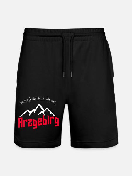 Vergaß dei Haamit net - Stanley/Stella Unisex Bio Joggingshorts Trainer - Schwarz