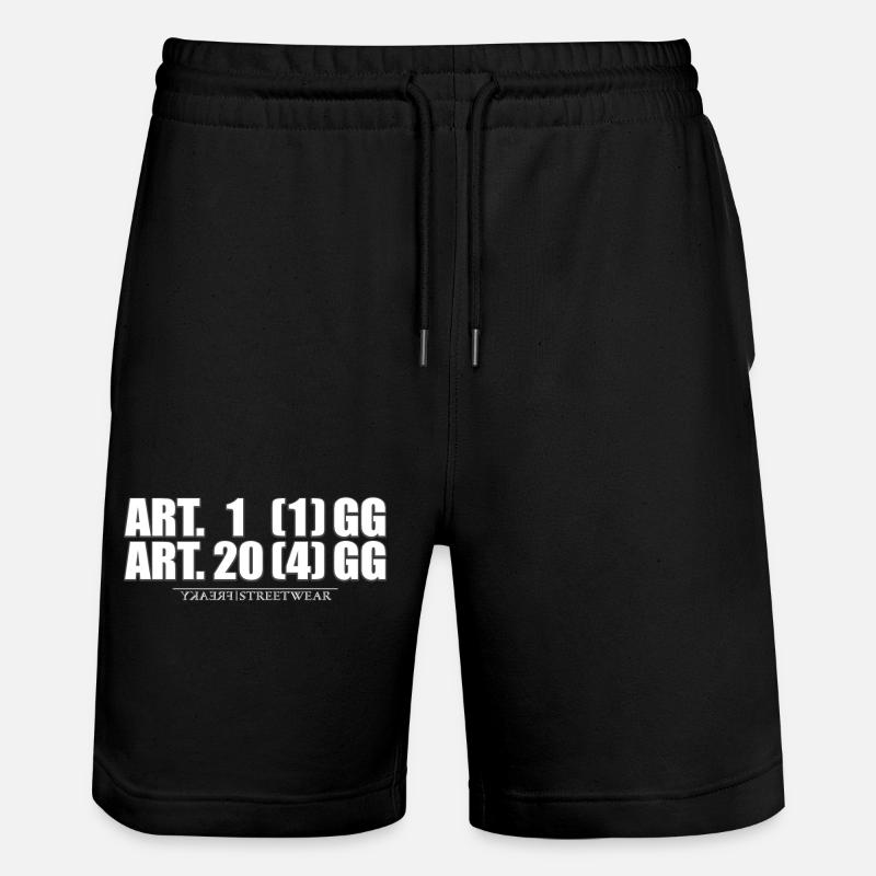 Article 1 et article 20 - Short de jogging bio TRAINER Stanley/Stella unisexe - noir