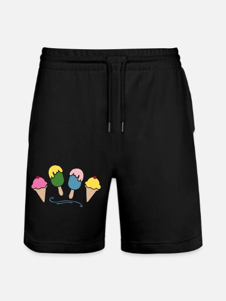 Eis - Stanley/Stella Trainer Unisex Organic Jogging Shorts - black