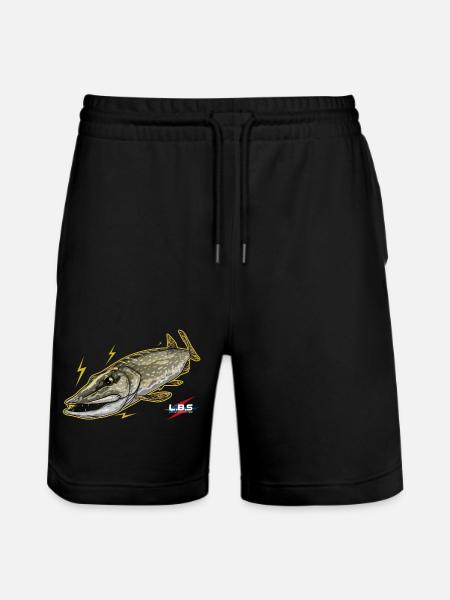 Brochet Sauvage - Short de jogging bio TRAINER Stanley/Stella unisexe - noir