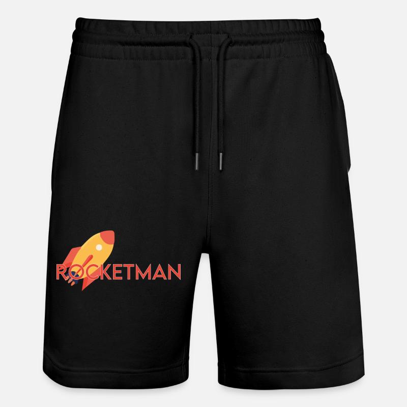 Rocketman - Stanley/Stella Unisex Bio Joggingshorts Trainer  - Schwarz