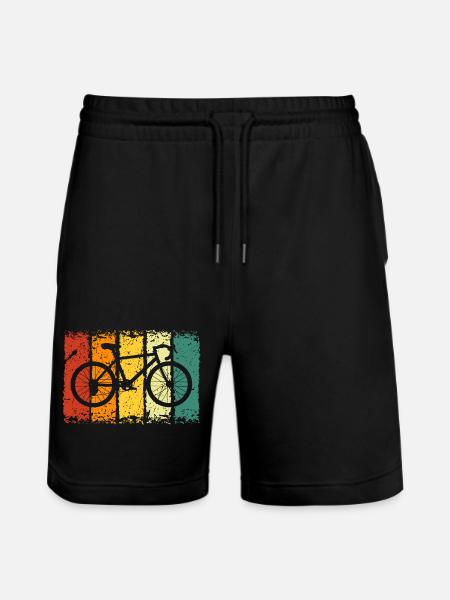bicycle - Stanley/Stella Trainer Unisex Organic Jogging Shorts - black