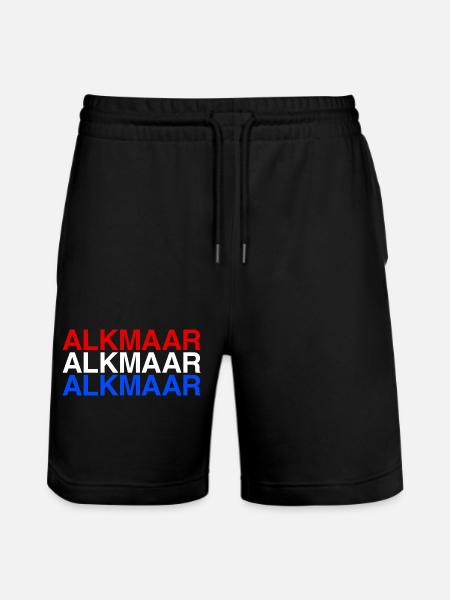 ALKMAAR Netherlands Netherlands Flag - Stanley/Stella Trainer Unisex Organic Jogging Shorts - black