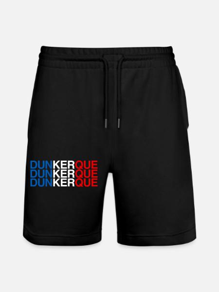 DUNKERQUE Frankreich French Flag - Stanley/Stella Unisex Bio Joggingshorts Trainer - Schwarz