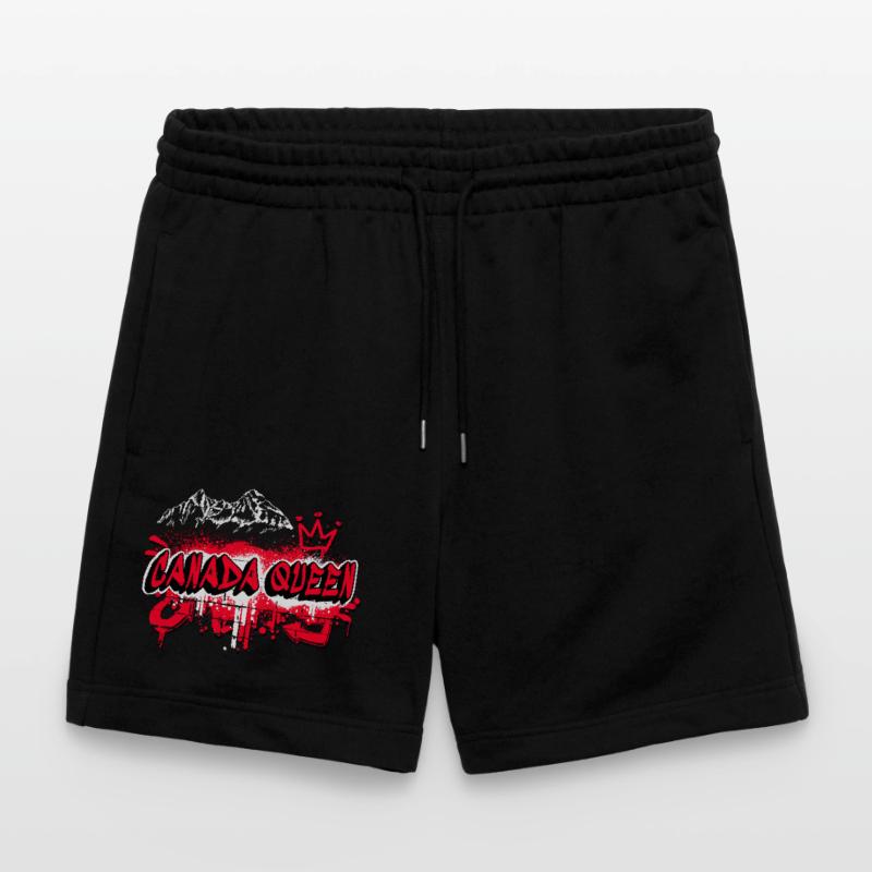 Canada Queen Drapeaux Graffiti Design Short de jogging bio TRAINER Stanley/Stella unisexe