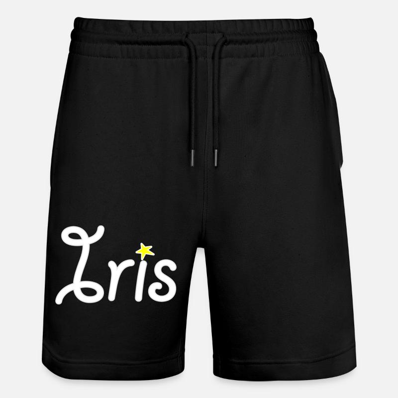 Iris - Stanley/Stella Unisex Bio Joggingshorts Trainer  - Schwarz