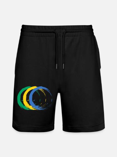 Gabon - Stanley/Stella Trainer Unisex Organic Jogging Shorts - black