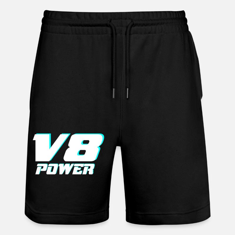 V8 - Short de jogging bio TRAINER Stanley/Stella unisexe - noir