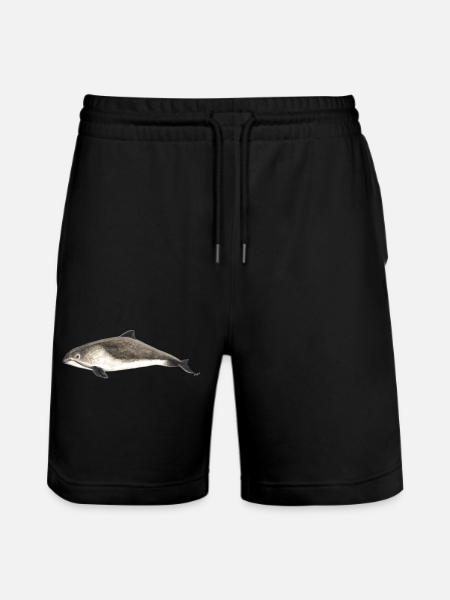 Marsouin Phocoena phocoena - Short de jogging bio TRAINER Stanley/Stella unisexe - noir