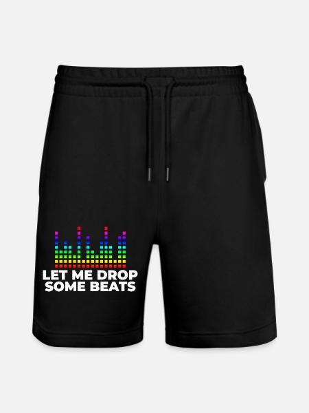 DJ Music - Stanley/Stella Trainer Unisex Organic Jogging Shorts - black