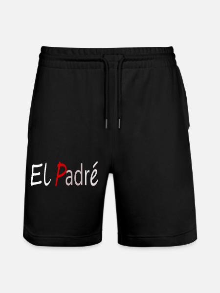 le pére - Short de jogging bio TRAINER Stanley/Stella unisexe - noir