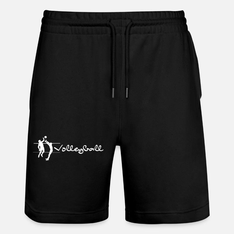 Volleyball - Stanley/Stella Unisex Bio Joggingshorts Trainer  - Schwarz