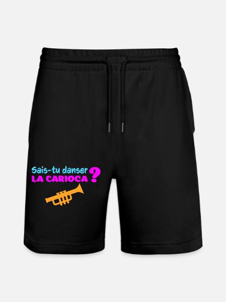 carioca - Short de jogging bio TRAINER Stanley/Stella unisexe - noir