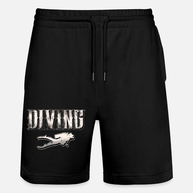 Plongeurs plongeurs - Short de jogging bio TRAINER Stanley/Stella unisexe - noir