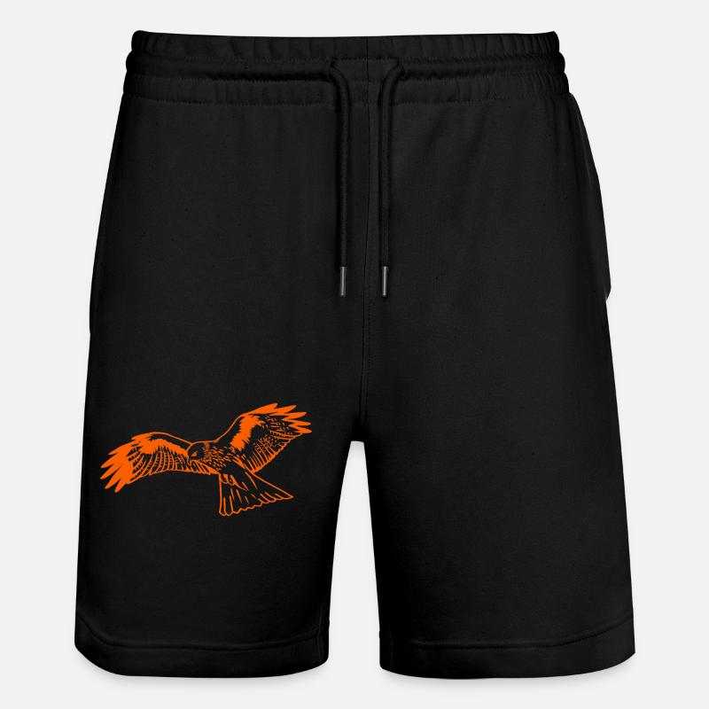 Faucon en orange - Short de jogging bio TRAINER Stanley/Stella unisexe - noir
