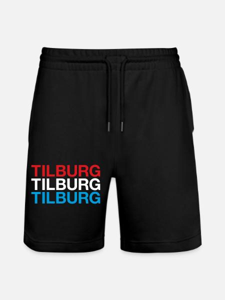 TILBURG Netherlands Netherlands Flag - Stanley/Stella Trainer Unisex Organic Jogging Shorts - black