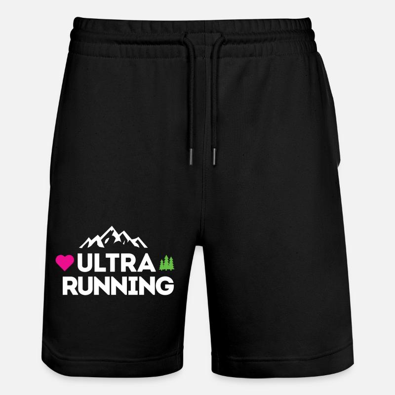Ultra Running – Mon amour - Short de jogging bio TRAINER Stanley/Stella unisexe - noir