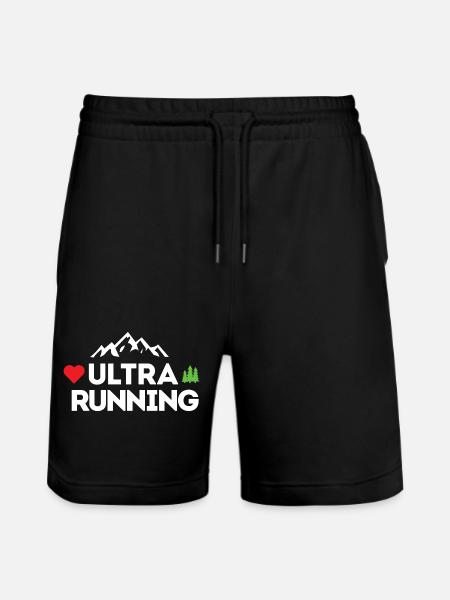 Ultra Running – My Love - Stanley/Stella Trainer Unisex Organic Jogging Shorts - black
