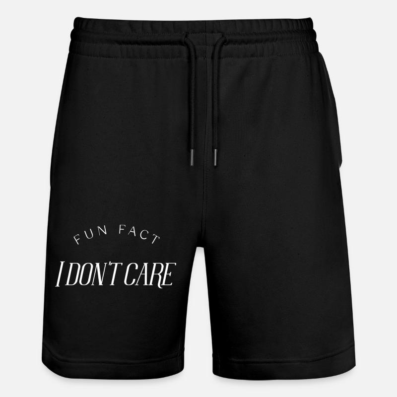 Fait amusant, je m’en fiche - Short de jogging bio TRAINER Stanley/Stella unisexe - noir