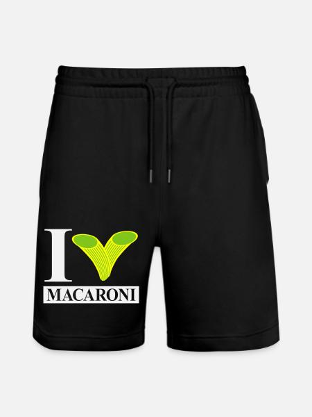 J’adore les macaronis - Short de jogging bio TRAINER Stanley/Stella unisexe - noir