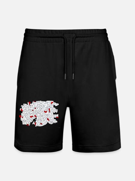 I Do It My Way - Stanley/Stella Trainer Unisex Organic Jogging Shorts - black