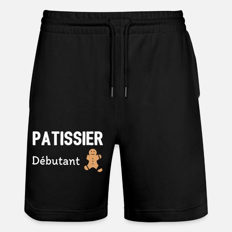 Pâtissier débutant - Short de jogging bio TRAINER Stanley/Stella unisexe - noir